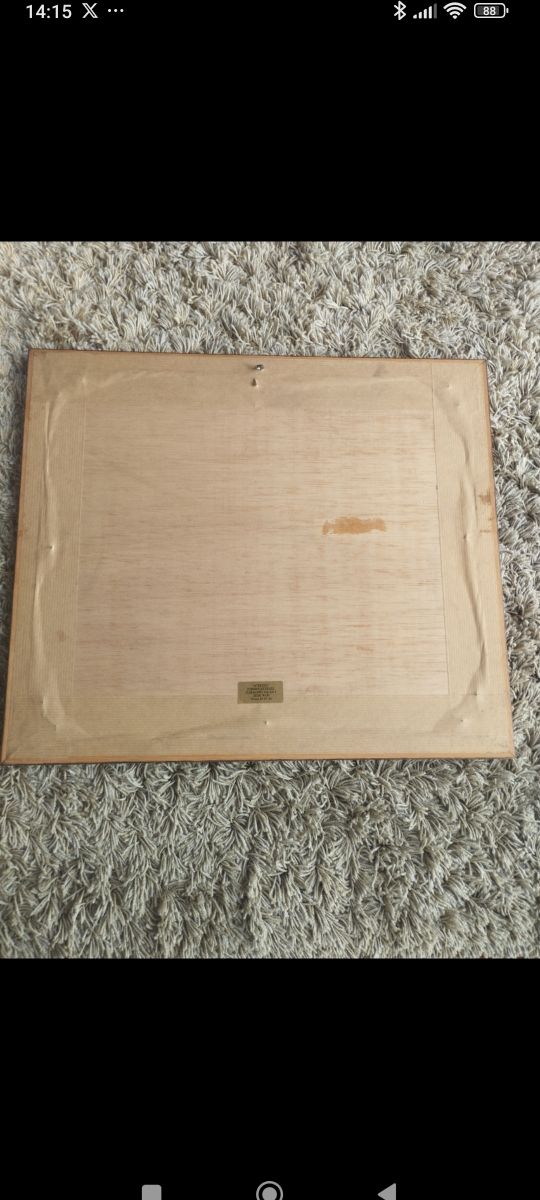 CUADRO DE PUNTO DE CRUZ ARTESANAL