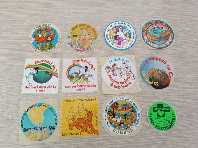 Pegatinas antiguas años 80 y 90