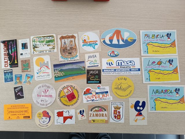 Pegatinas antiguas años 80 y 90