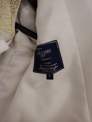 Traje comunión niño blanco-azul capitán almirante