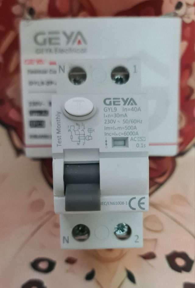 Disjuntor Diferencial GEYA GYL9 30mA 40A