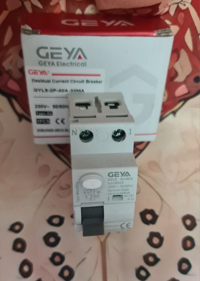 Disjuntor Diferencial GEYA GYL9 30mA 40A