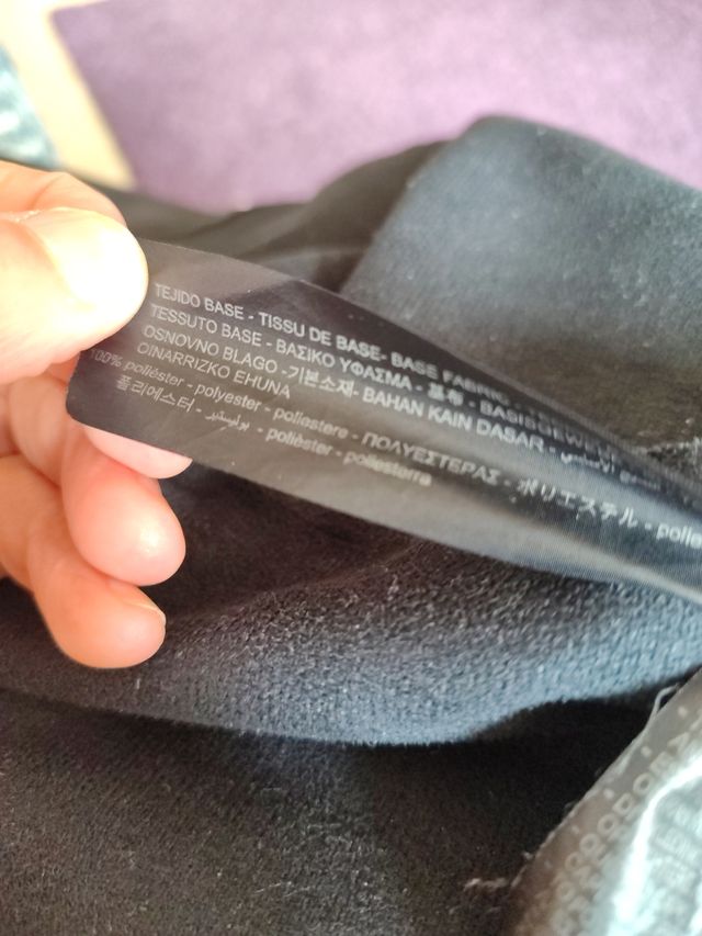 Chaqueta Zara polipiel negra