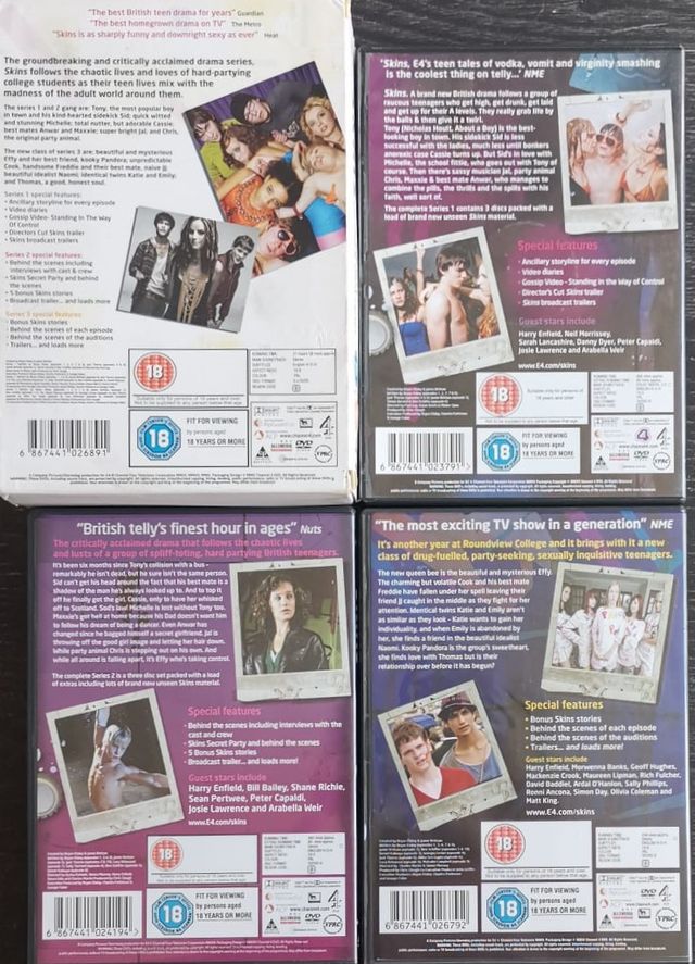 Skins series 1 - 3
