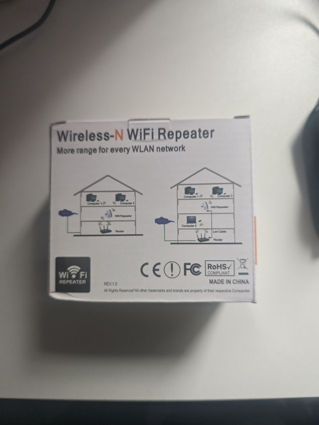 Repetidor WiFi- 2.4 GHz inalambrico