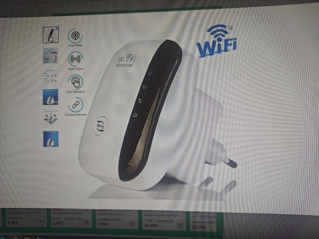 Repetidor WiFi- 2.4 GHz inalambrico