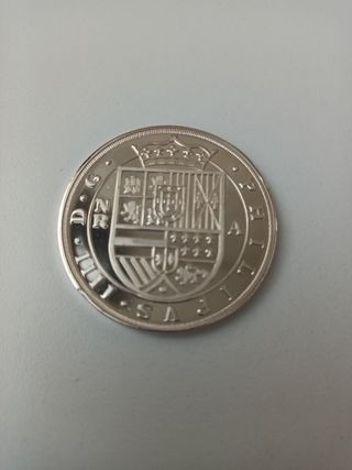 Moneda plata Felipe IIII
