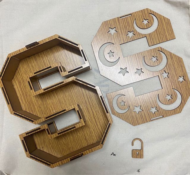 Letra S madera - Decoración