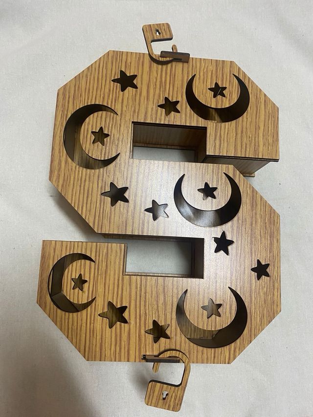 Letra S madera - Decoración