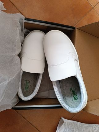Zapatos seguridad VIANA blancos nº41