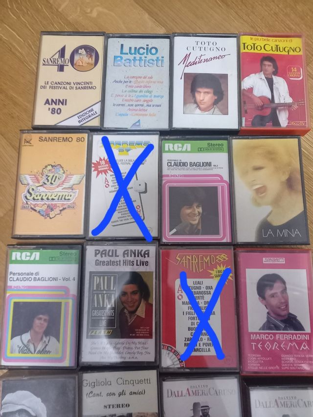 Musicassette anni '80 vintage