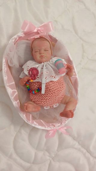 Bebé Reborn 20cm - Realista, pequena
