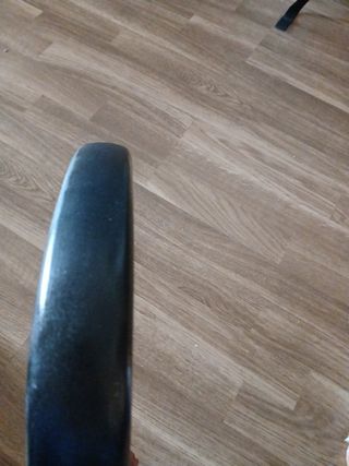 Pala pádel Nox Attack pintada por cambio de marca