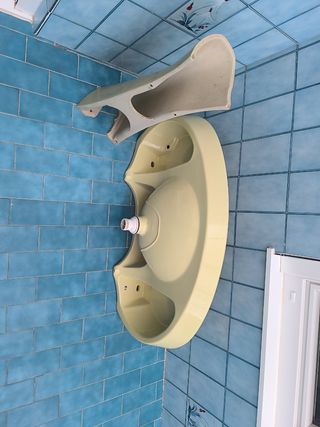 Lavabo porcelana años 70