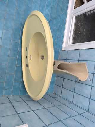 Lavabo porcelana años 70