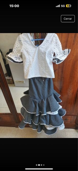Traje de flamenca niña, 5,6 años