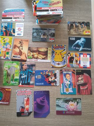 Carte telefoniche vintage: +30 pezzi