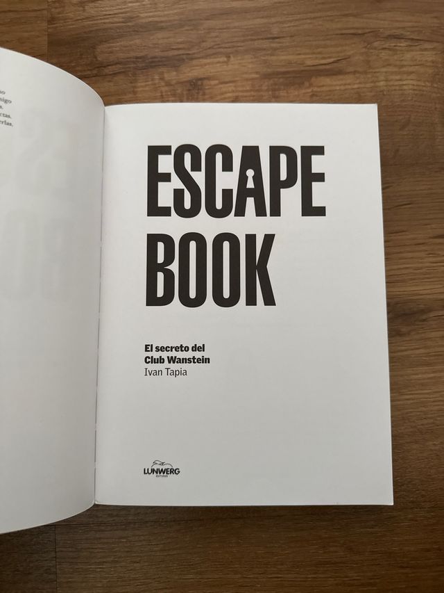 Escape book: El secreto del Club Wanstein