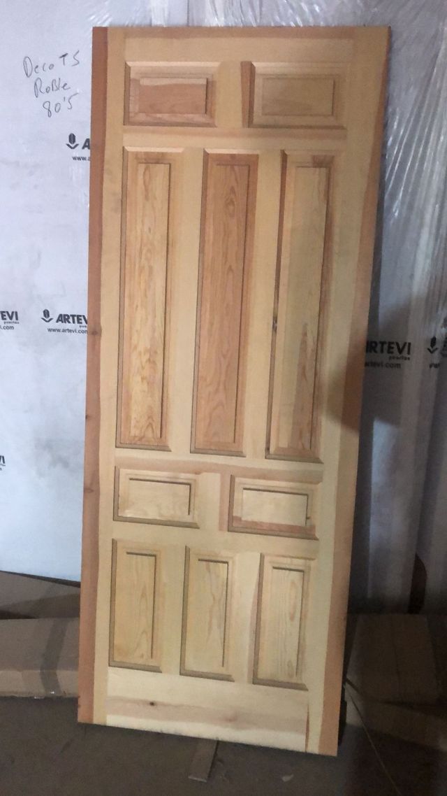 Portones madera 2 hojas - rústicos