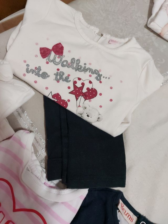 Abiti neonato 6-12 mesi 15 pezzi