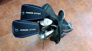 Palos y bolsa Golf niños 