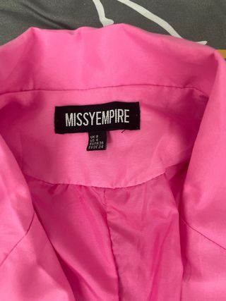 Blazer rosa Missyempire - Talla 36