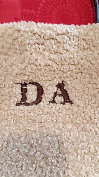 Bolso ZARA beige - Bolso de borreguillo