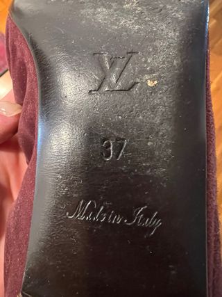 Bailarinas Louis Vuitton Marrón-Morado