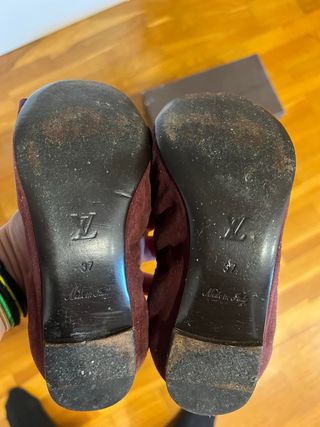Bailarinas Louis Vuitton Marrón-Morado