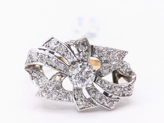 Anillo diamante oro 18k