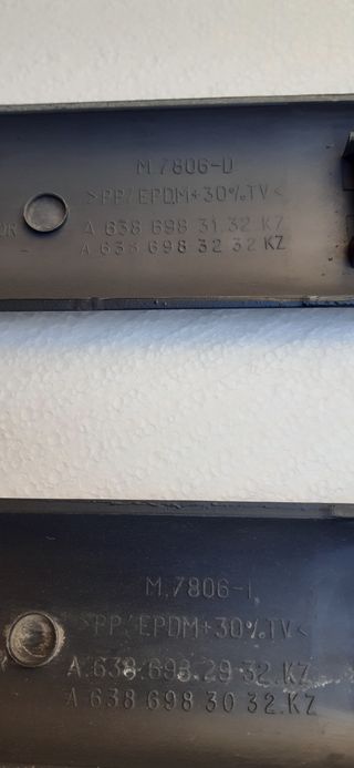 Moladoras delanteros derecha escerda