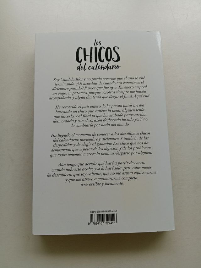 Los chicos del calendario 5: Noviembre y diciembre