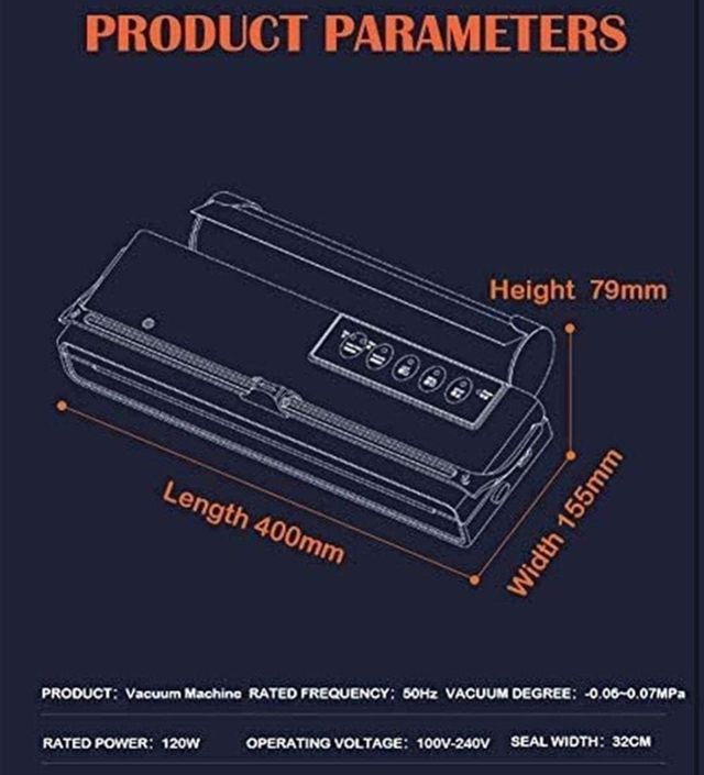 SELLADOR AL VACIO DE ALIMENTOS