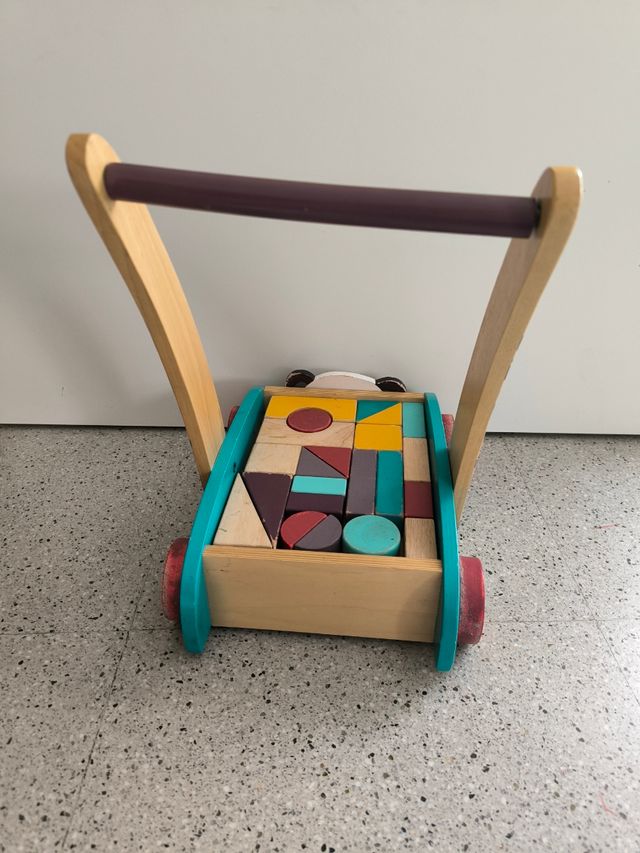 Correpasillos madera, construccion