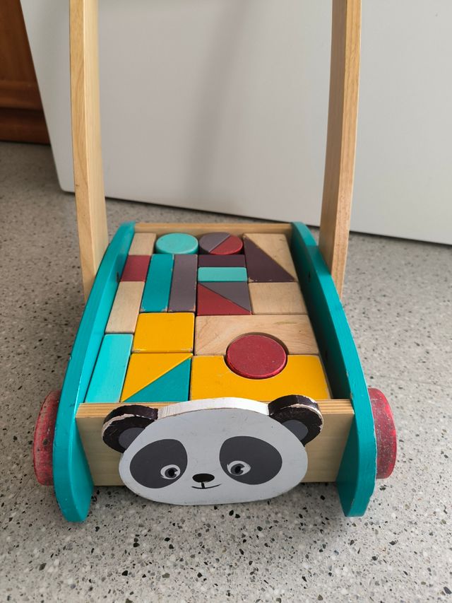 Correpasillos madera, construccion