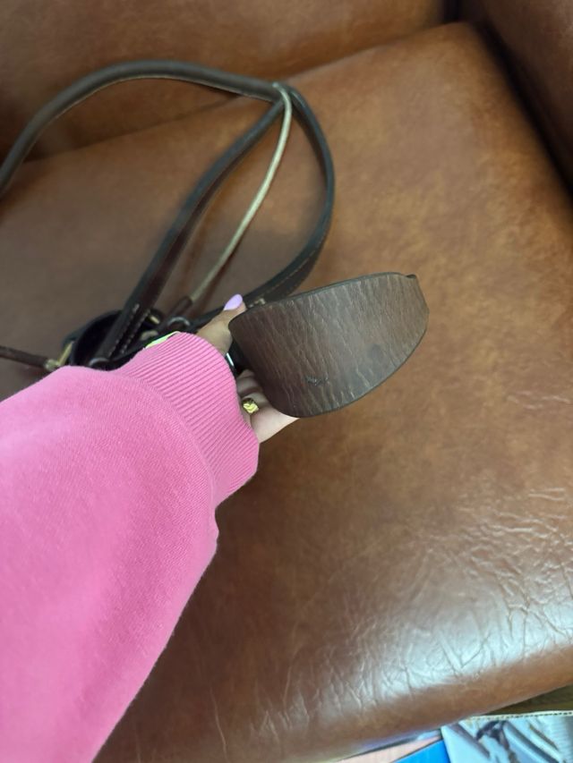 Traílla de galgo marrón