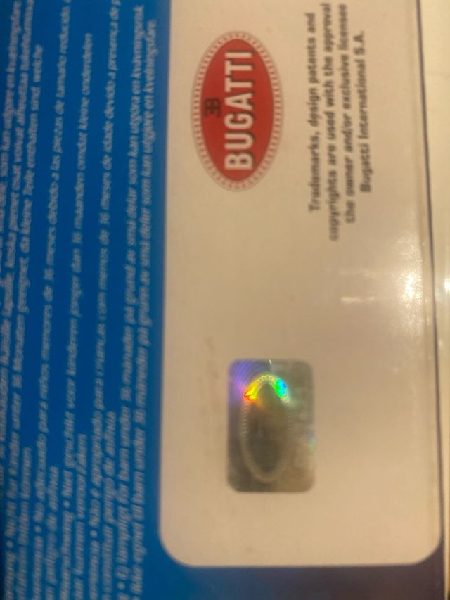 Scalextric juego Bugatti Veyron 1985