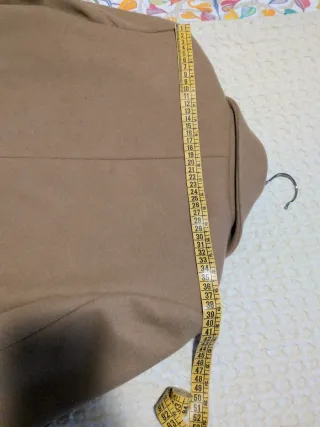 Abrigo Zara Basic XS Camel