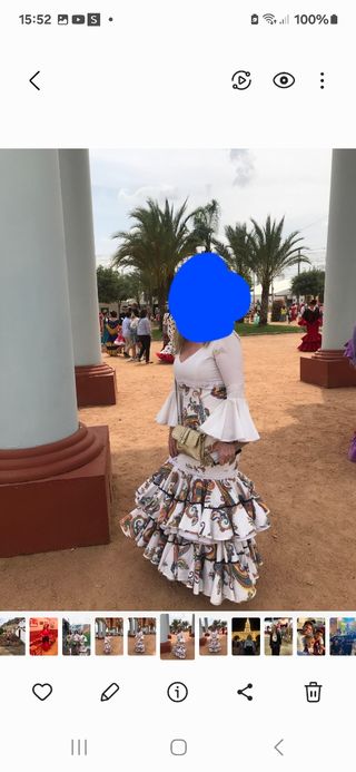 Vestido Flamenca - Multicolor