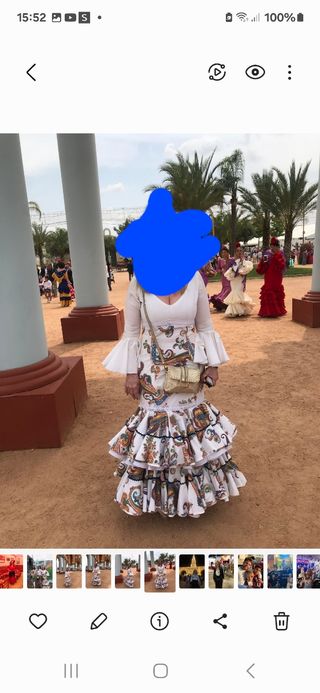 Vestido Flamenca - Multicolor