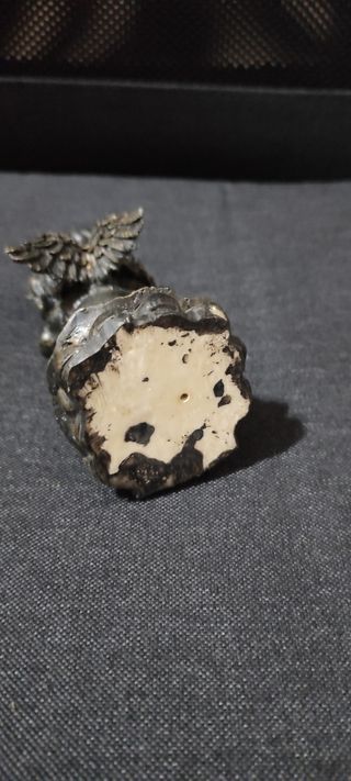 Figura ángel negro resina