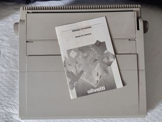 Máquina de escribir.