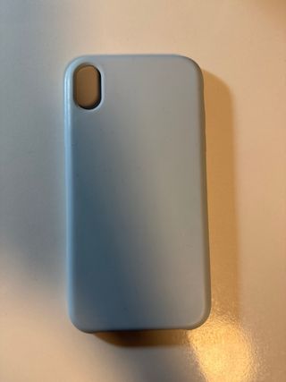 Funda silicona iPhone XR azul