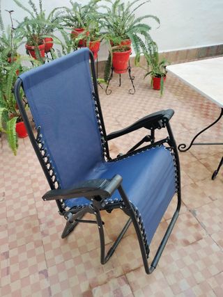 2 sillas de exterior plegables de Amazon