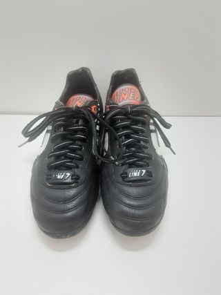 Botas de fútbol vintage Line7 negro 38
