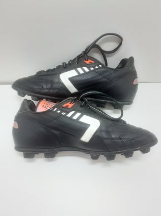 Botas de fútbol vintage Line7 negro 38