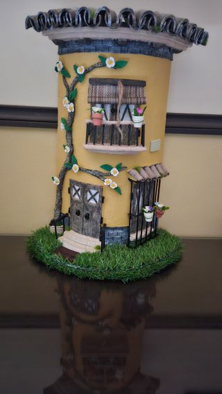 Casa miniatura decorativa