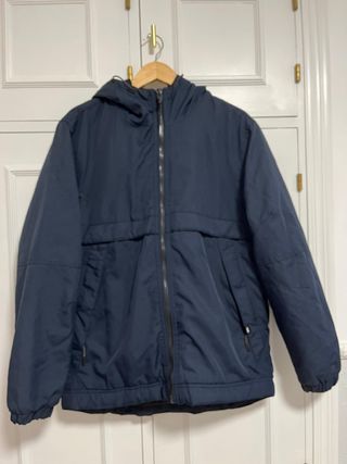 Chaqueta acolchada azul marino talla M