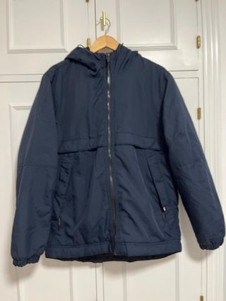 Chaqueta acolchada azul marino talla M