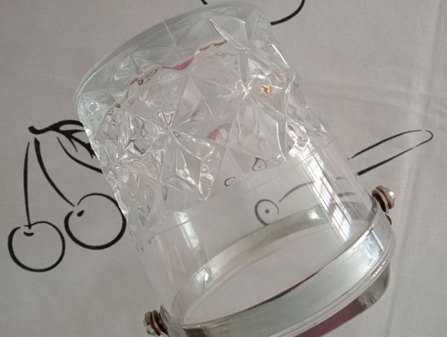 Cubitera cristal con pinzas